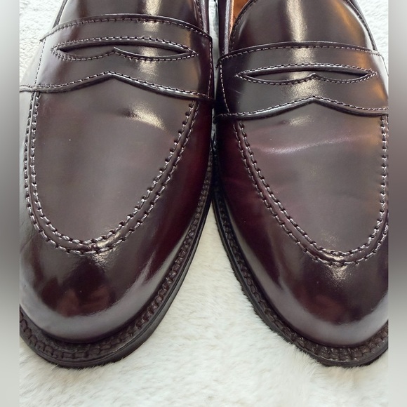$1,022 Alden Genuine Shell Cordovan Leather Slip On Penny Loafers 10.5 - Picture 4 of 15
